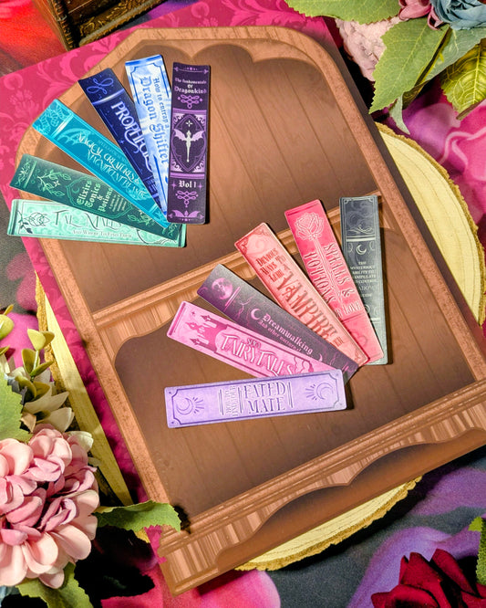 The Full Krorroskos Library Sticker AND Empty Bookshelf Print