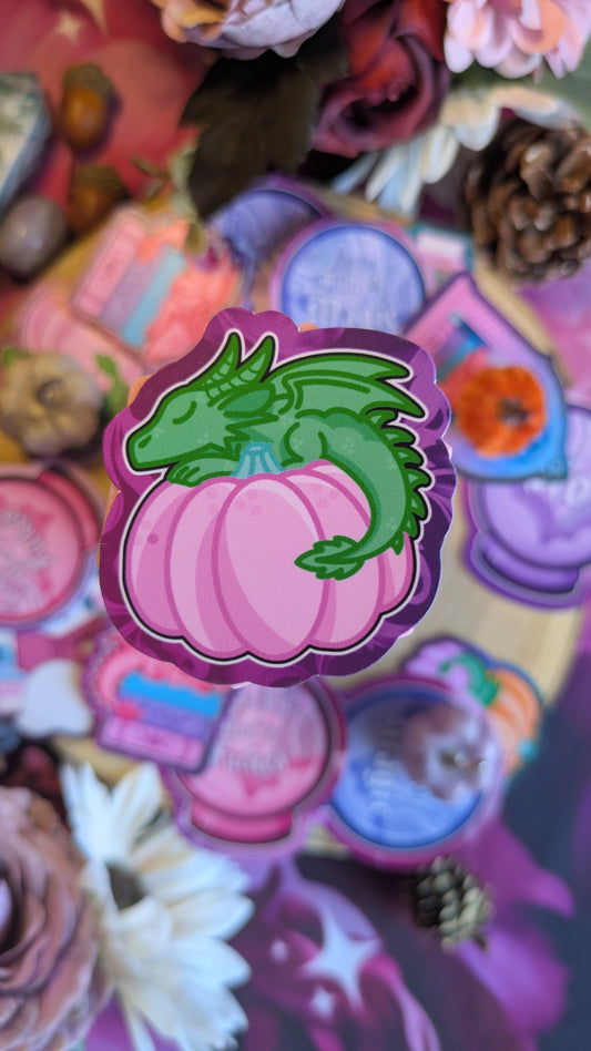 Pumpkin Patch Nap - Sticker