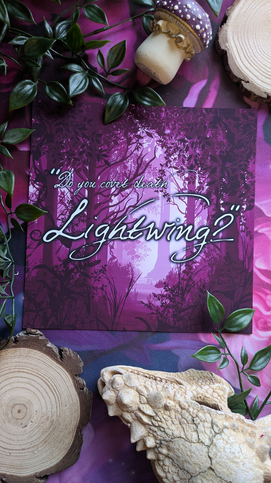 Do You Covet Death Lightwing? - Officially Licensed Hollow Art Print