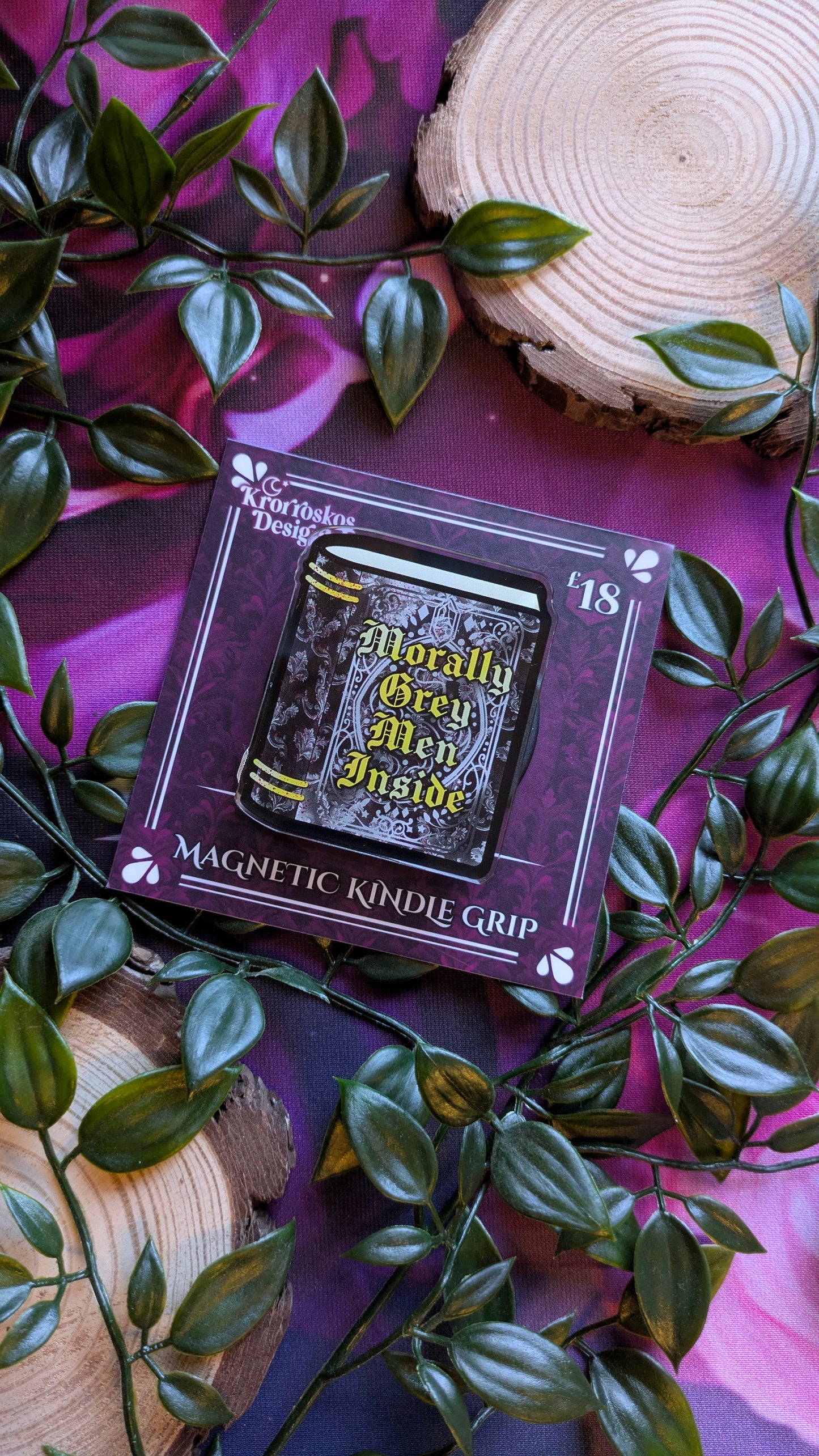 Bookish Magnetic Kindle Grips