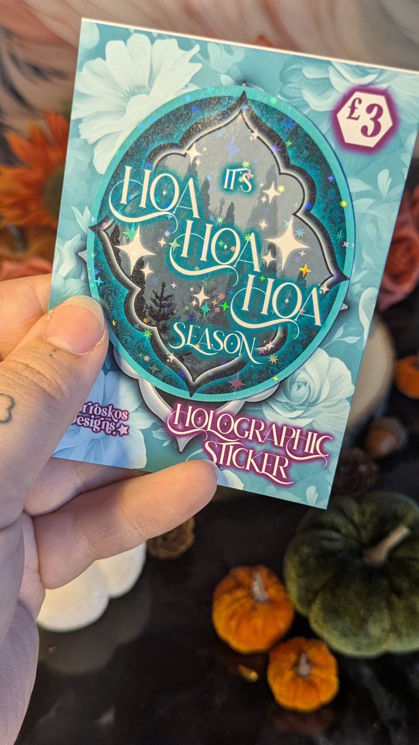 Halloween Holographic Sticker