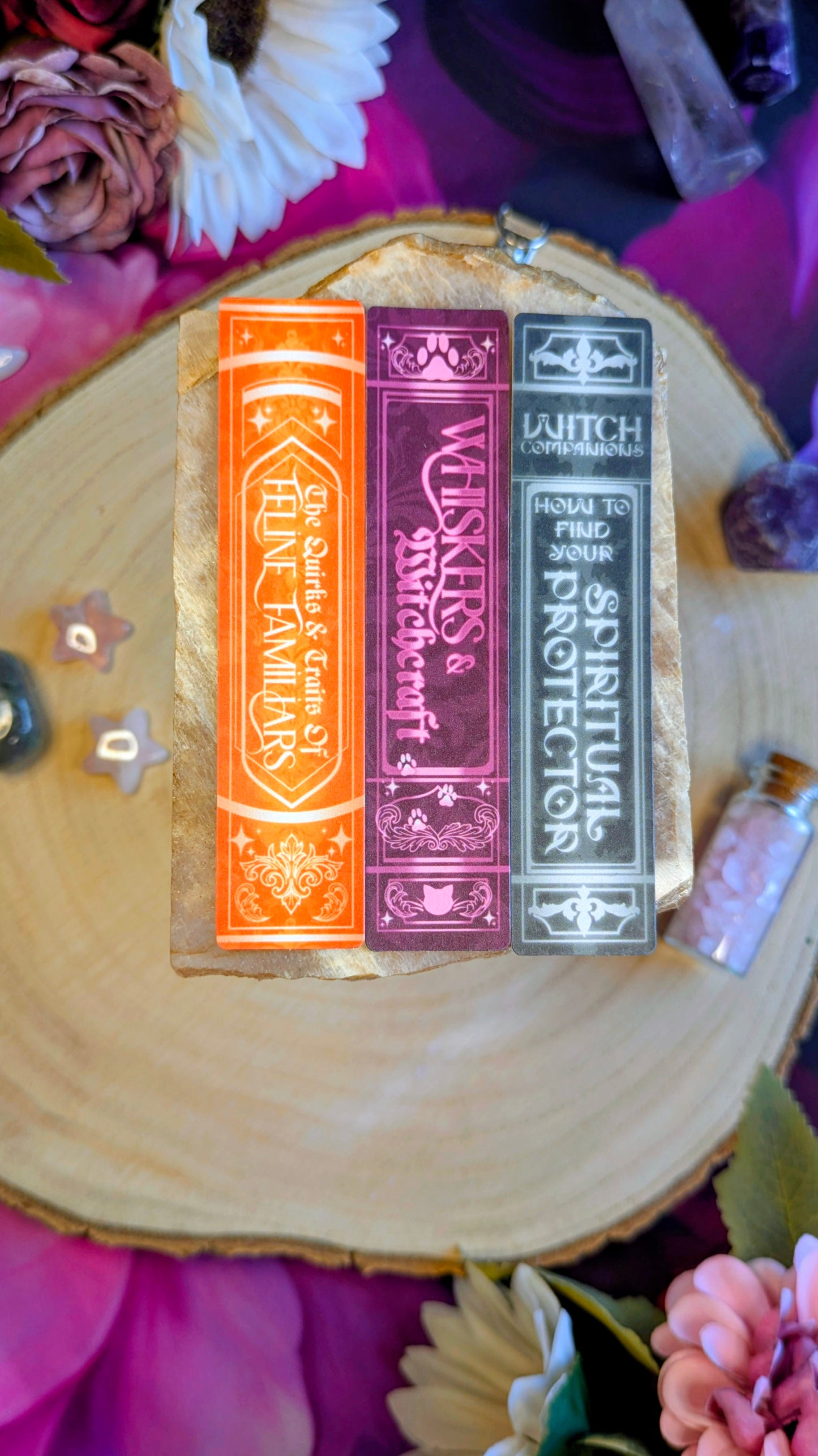 Whiskers & Witchcraft - Book Spine Sticker