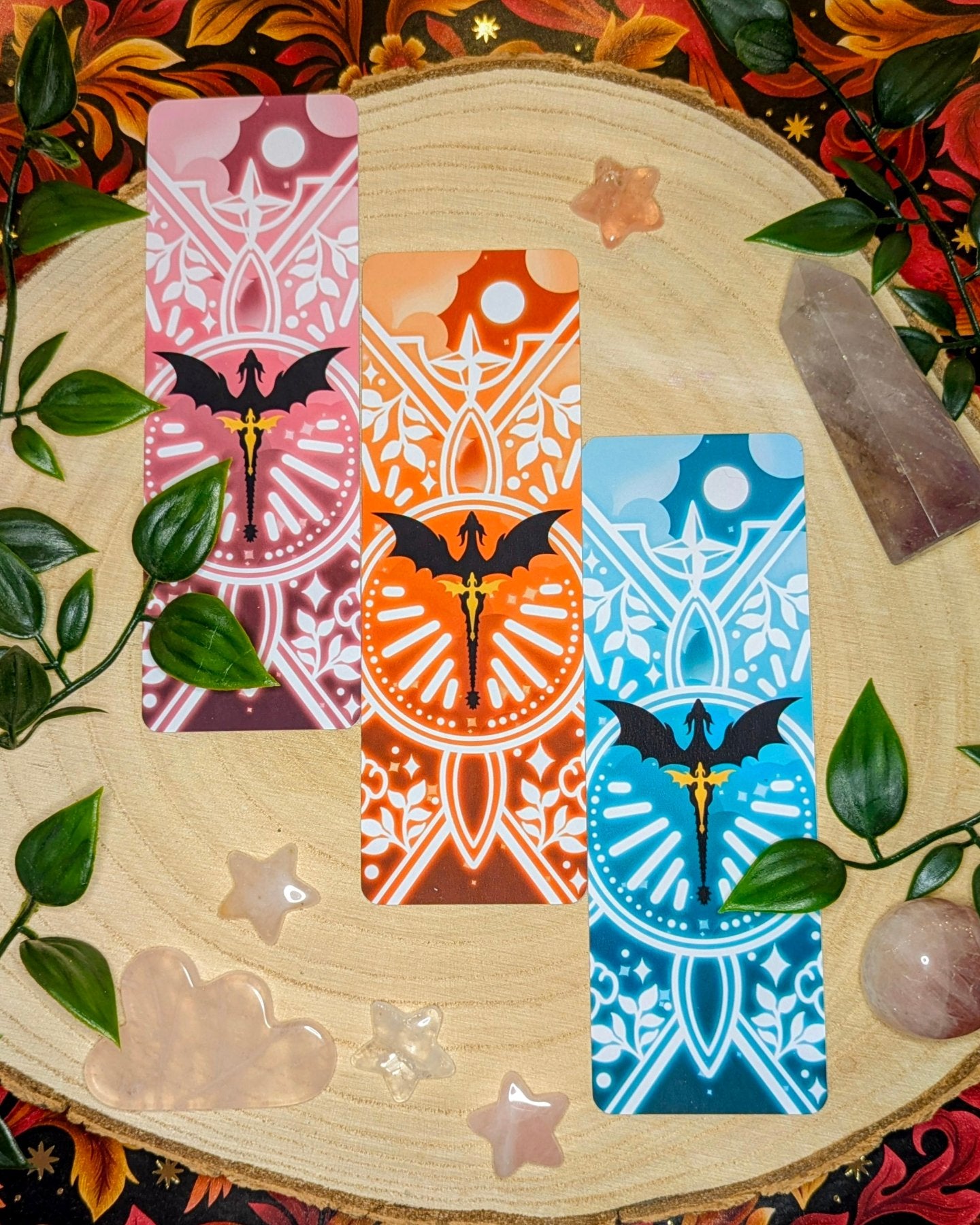 Full Set Shade and Shine Dragon Design Bookmarks - DRACOLOGY Collection