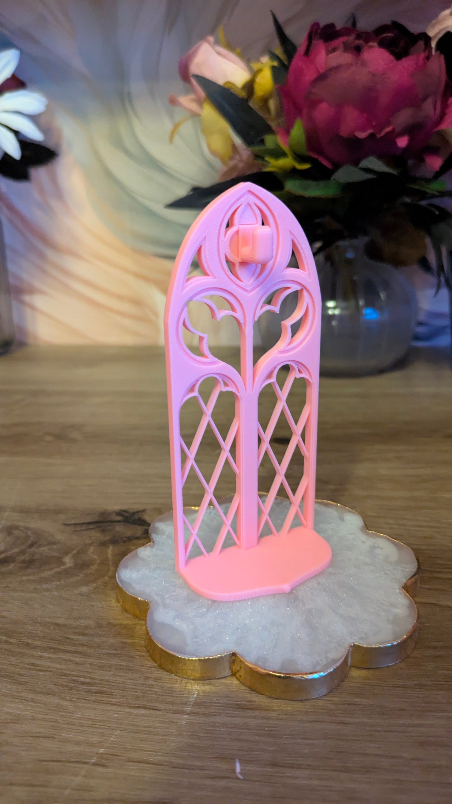 Freestanding Cathedral Keyring Stand