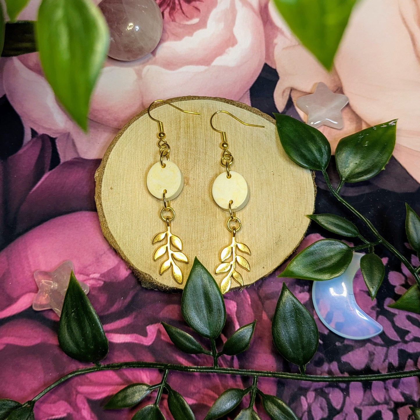 Leaf drop Earrings - RARE25 Pre-Order Deposit