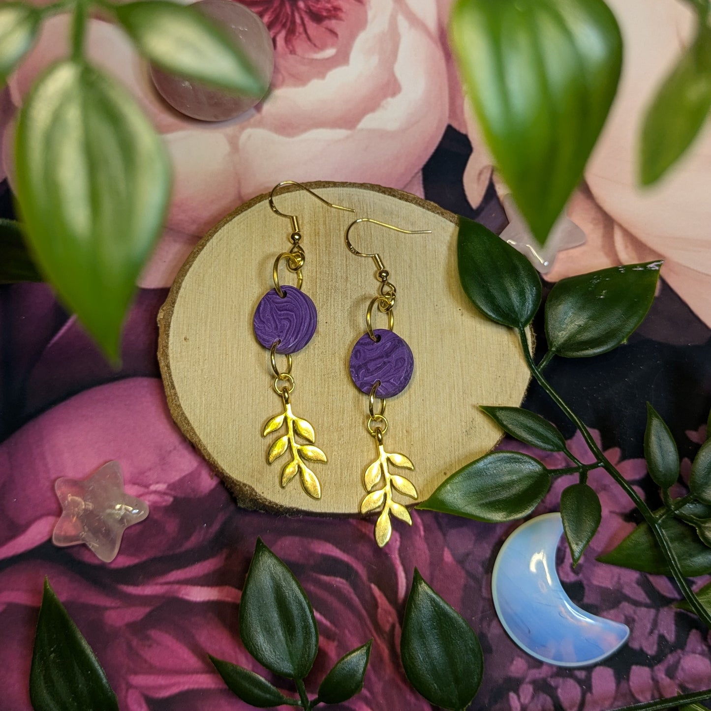 Leaf drop Earrings - RARE25 Pre-Order Deposit