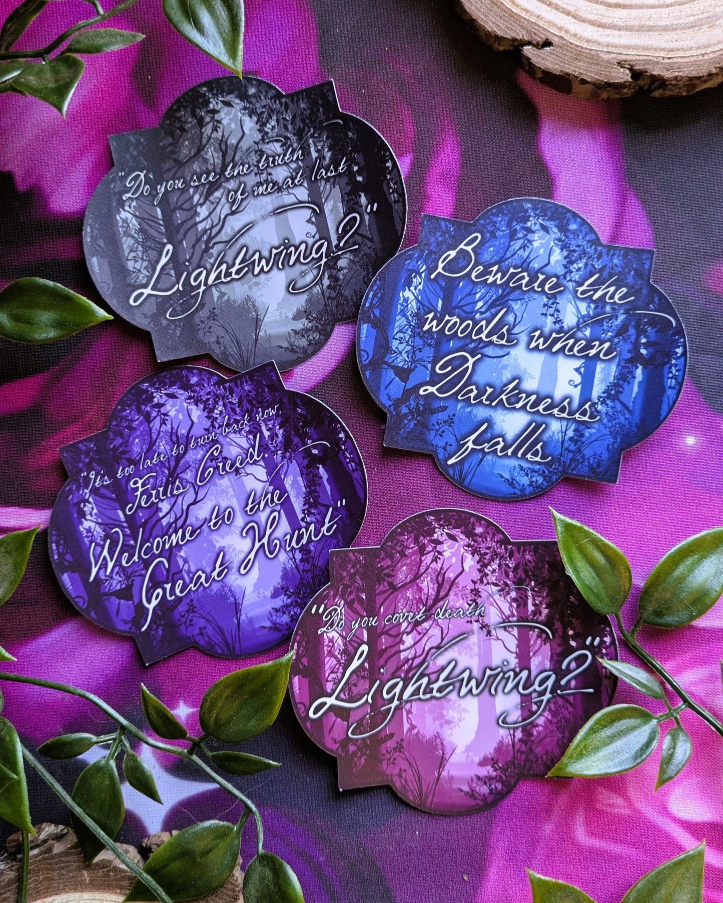 Officially Licensed Hollow Sticker Set