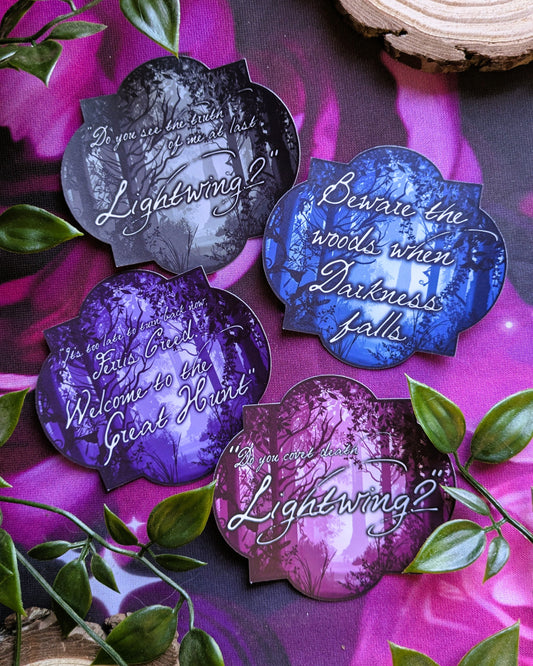 Officially Licensed Hollow Sticker Set