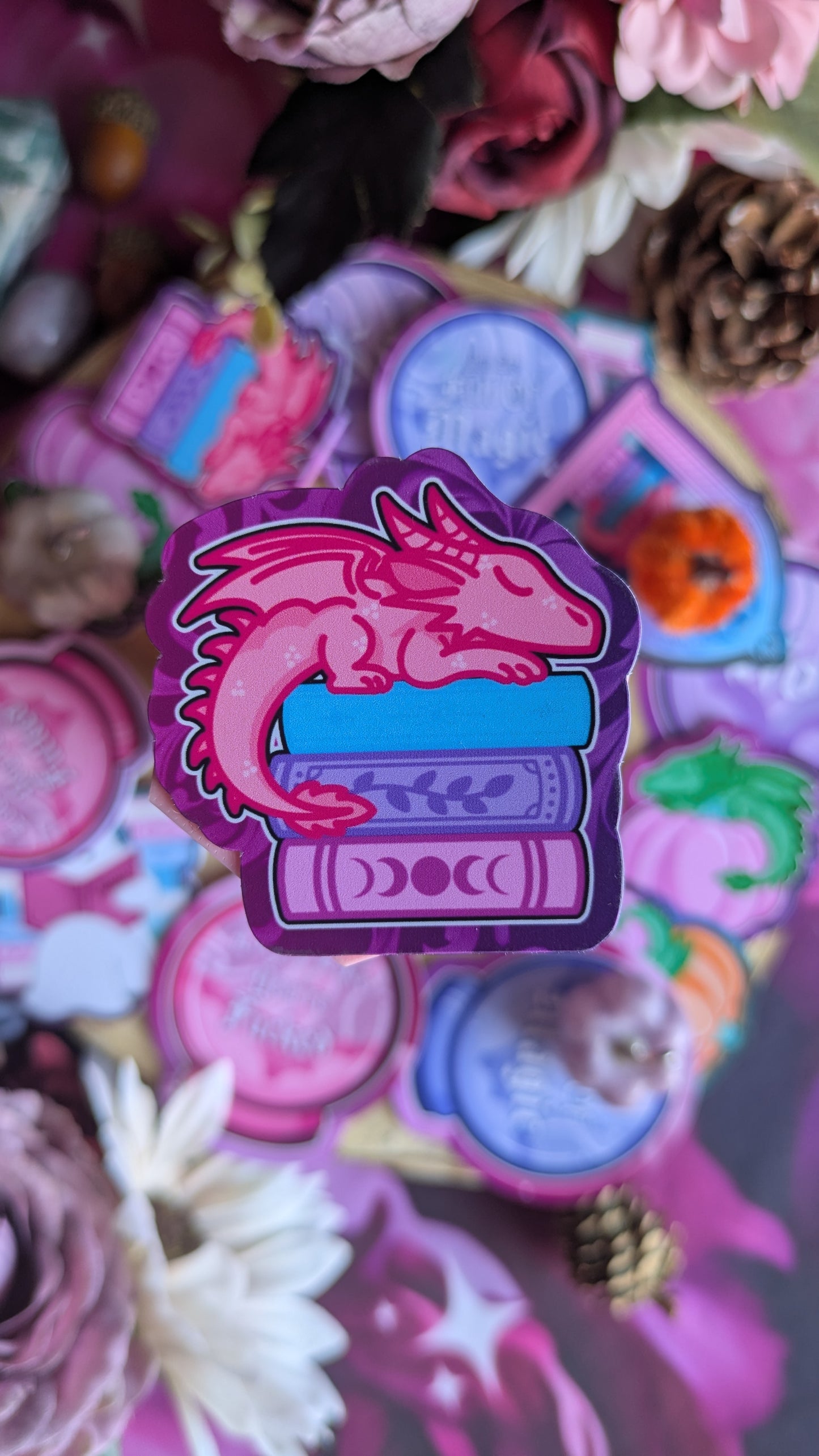 Book Dragon - Sticker