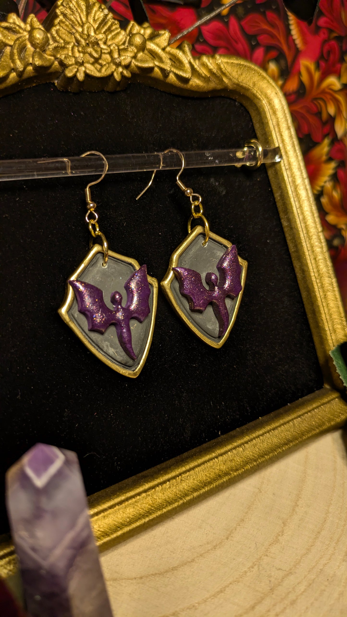 Dragon Shield Earrings