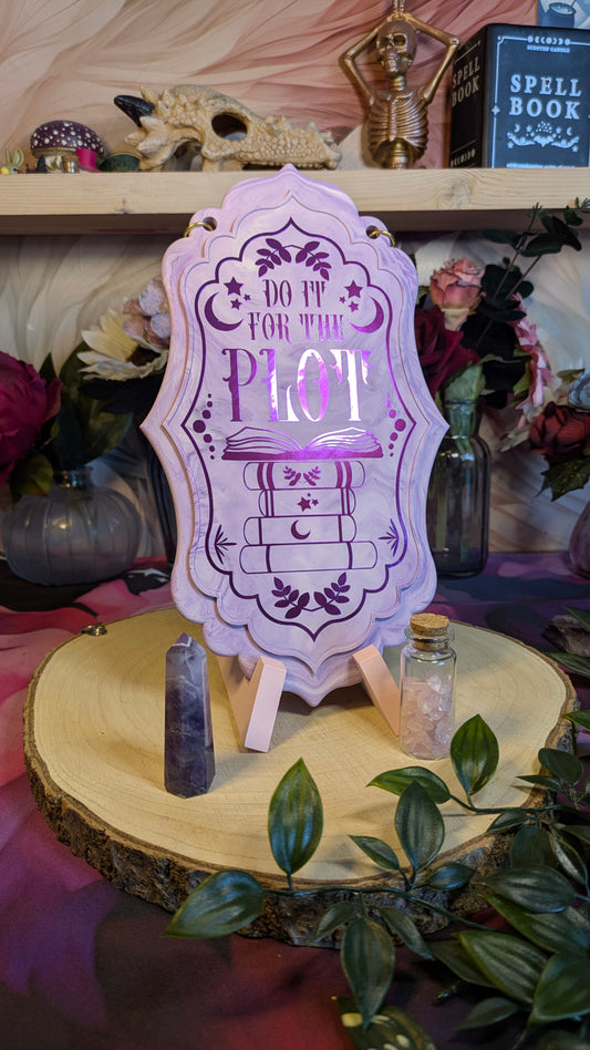 Do it for the Plot - Wall Hanging