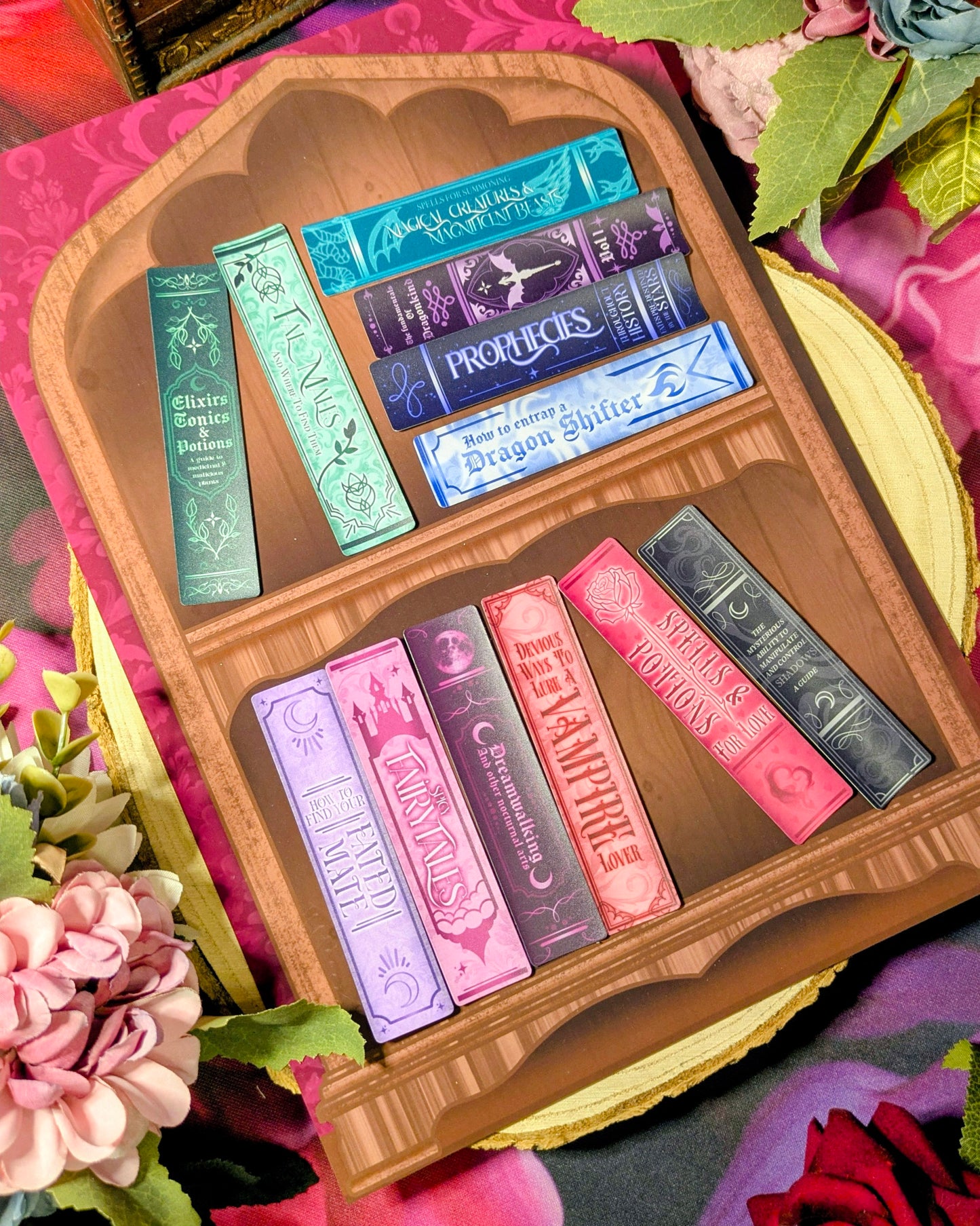 The Full Krorroskos Library Sticker AND Empty Bookshelf Print