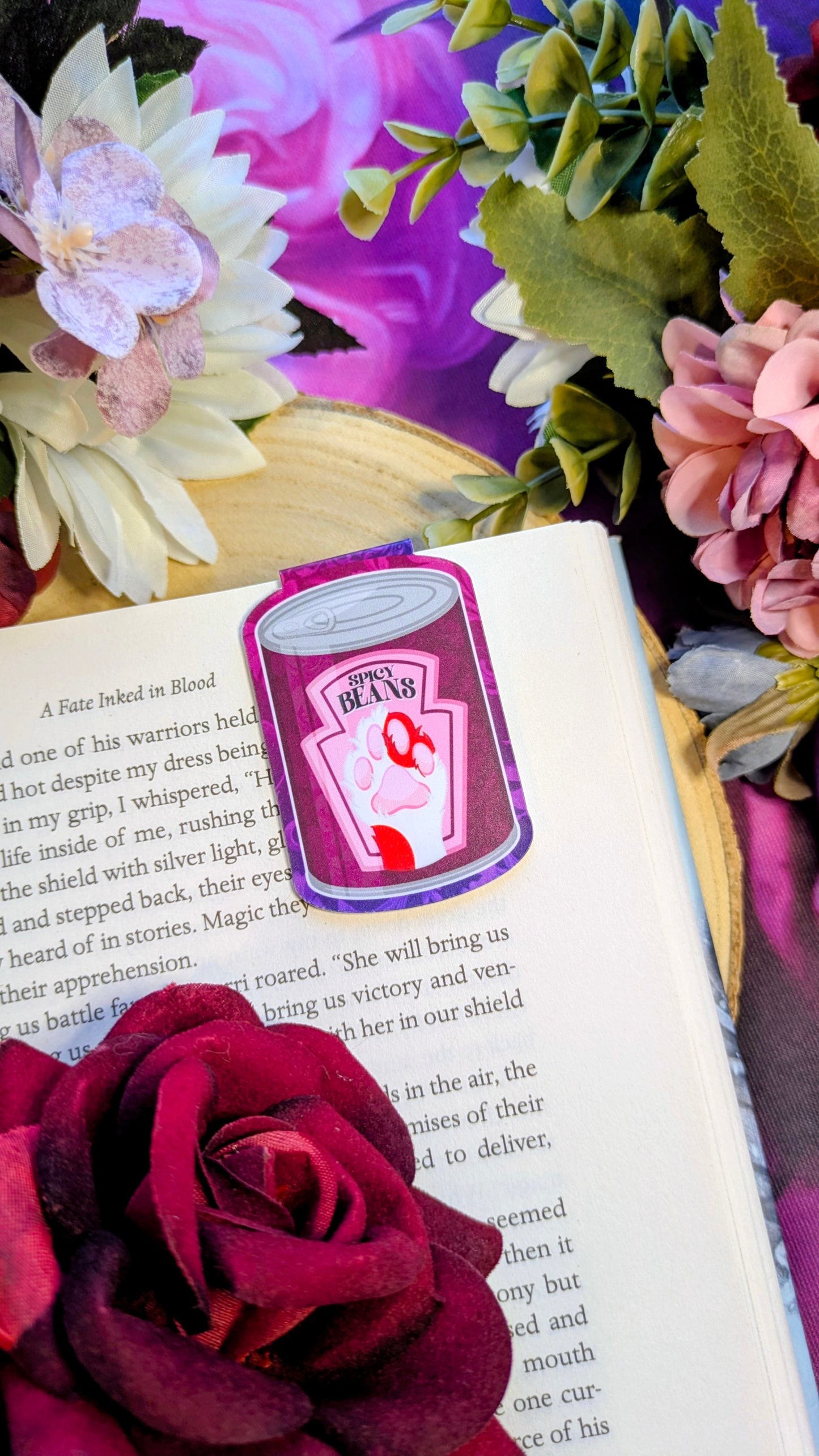 Can of Spicy Beans - Magnetic Bookmark