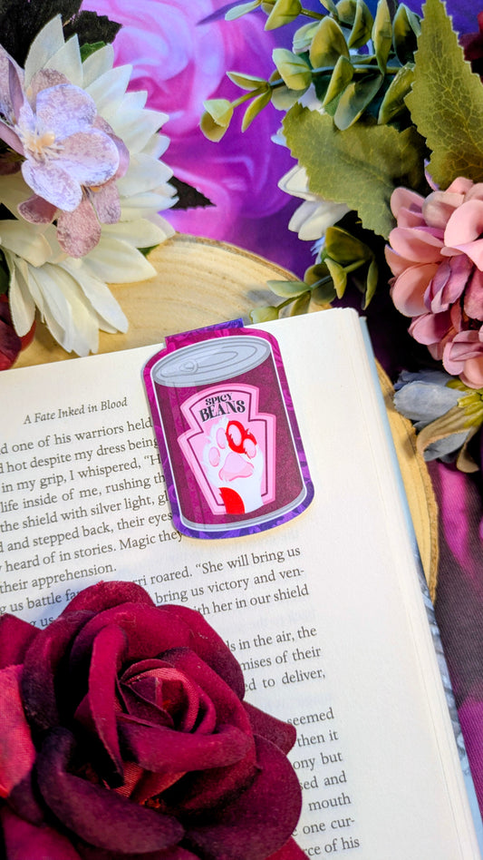 Can of Spicy Beans - Magnetic Bookmark