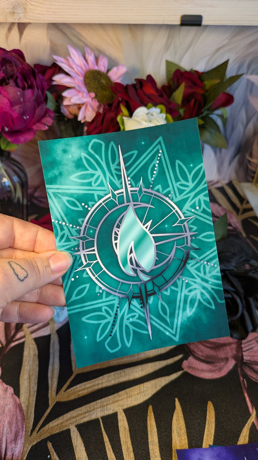 House Terra Dark Art Print - Officially Licensed Zodiac Academy