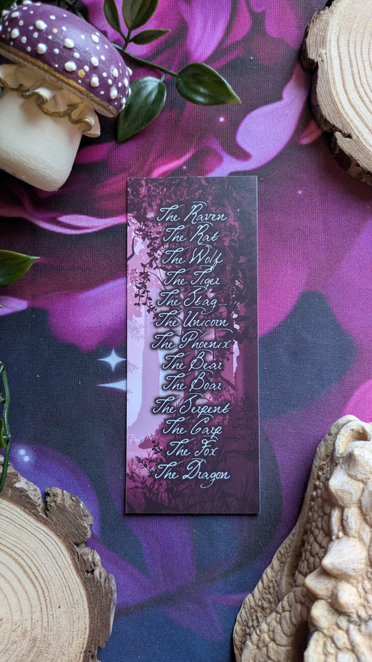 Thirteen Spirits - Officially Licensed Hollow Bookmark
