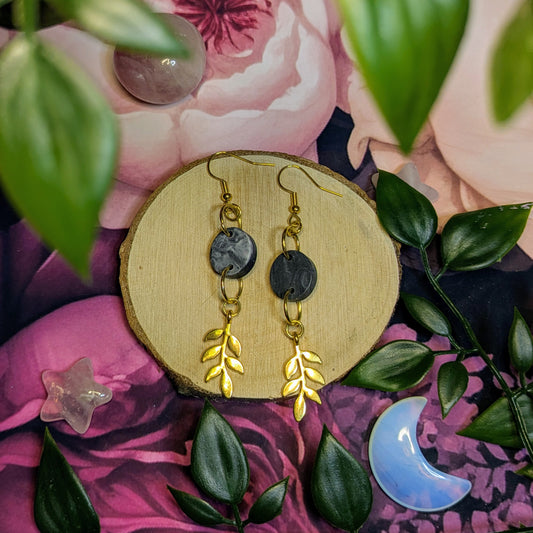 Leaf drop Earrings - RARE25 Pre-Order Deposit