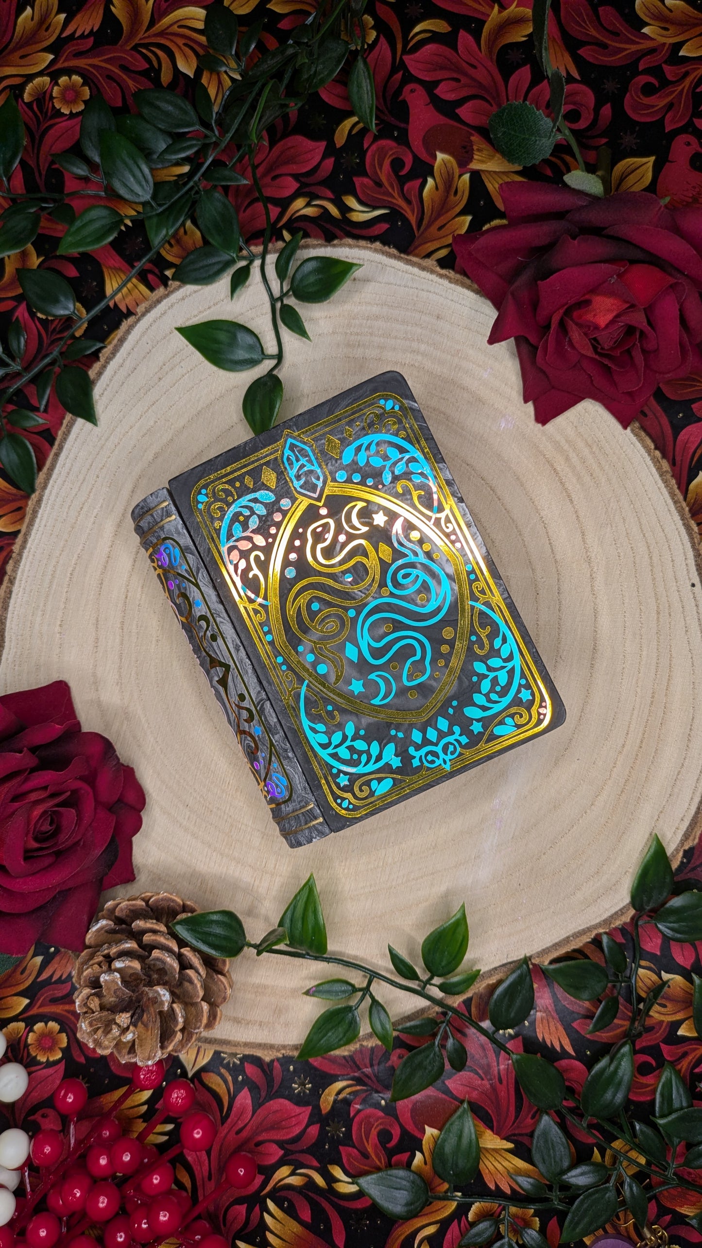 Ophiology Book Jewellery Box - The Study Of Snakes
