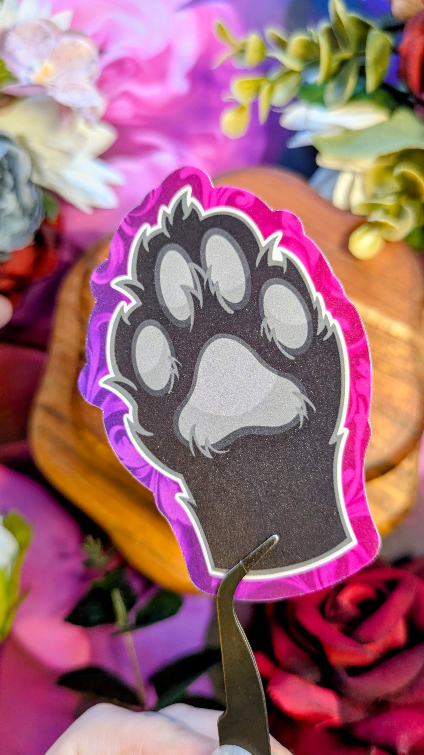 Void Cat Paw - Die Cut Stickers