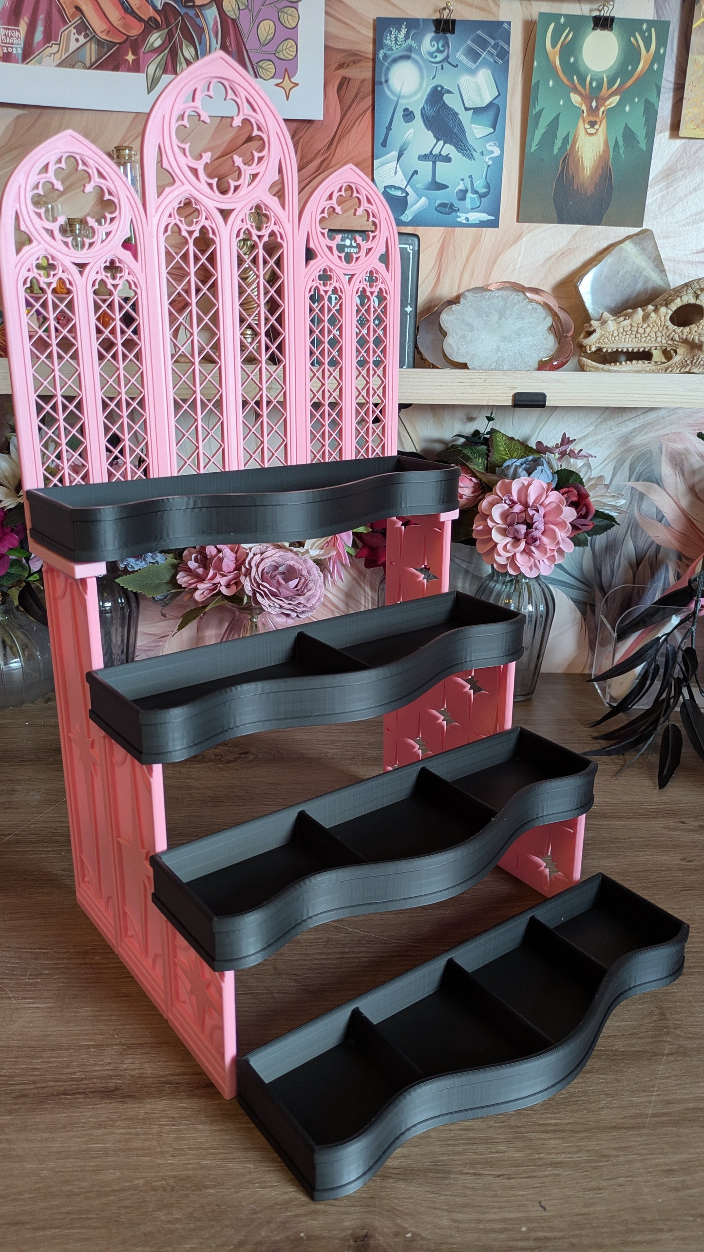 The Baroque Four Section Shelf