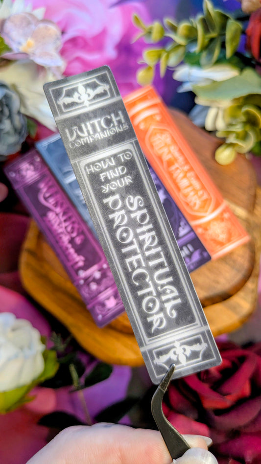 Witch Companions: How to find your Spiritual Protector - Book Spine Sticker