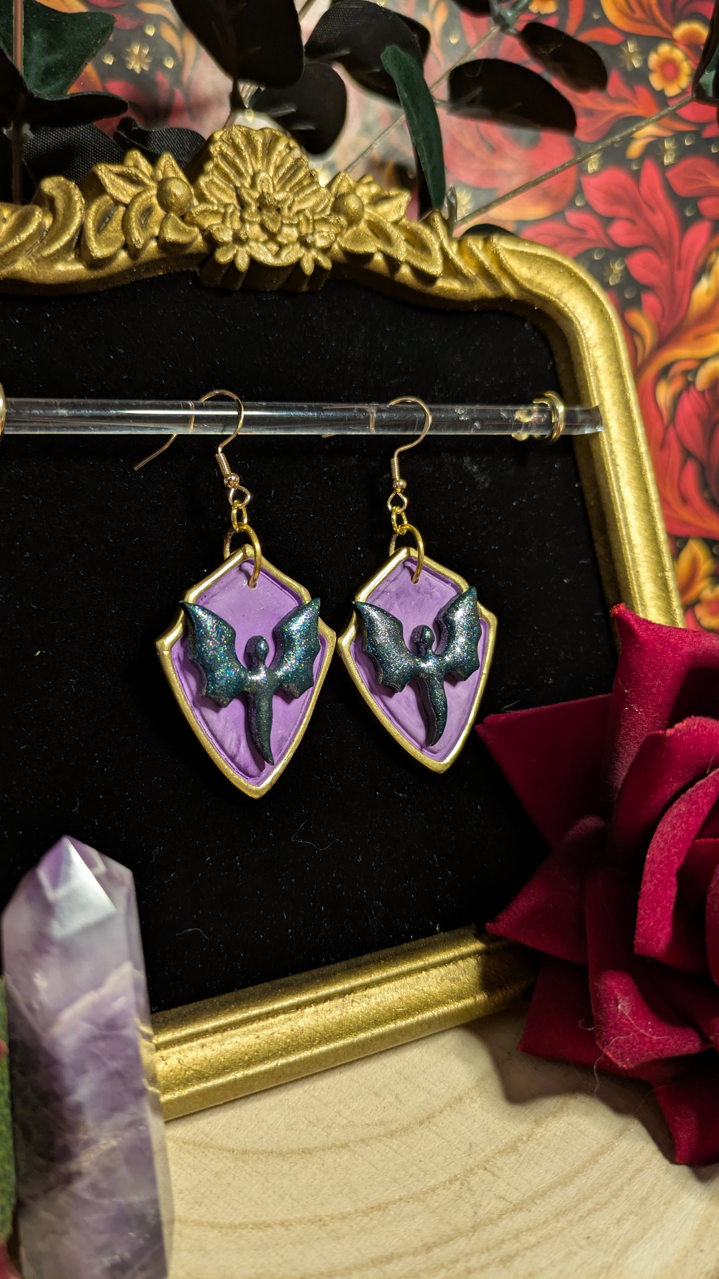 Dragon Shield Earrings