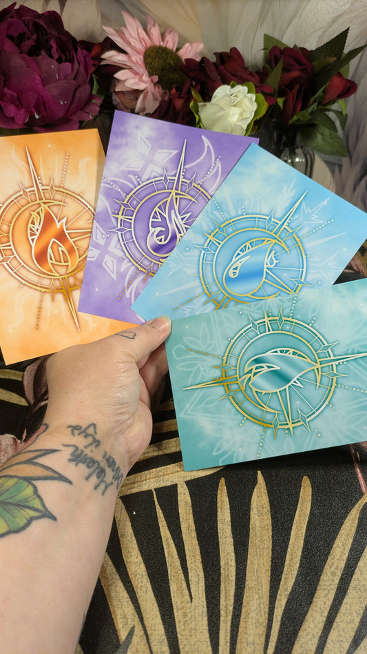 Zodiac Academy Full Set Pastel Art Prints - Officially Licensed Zodiac Academy