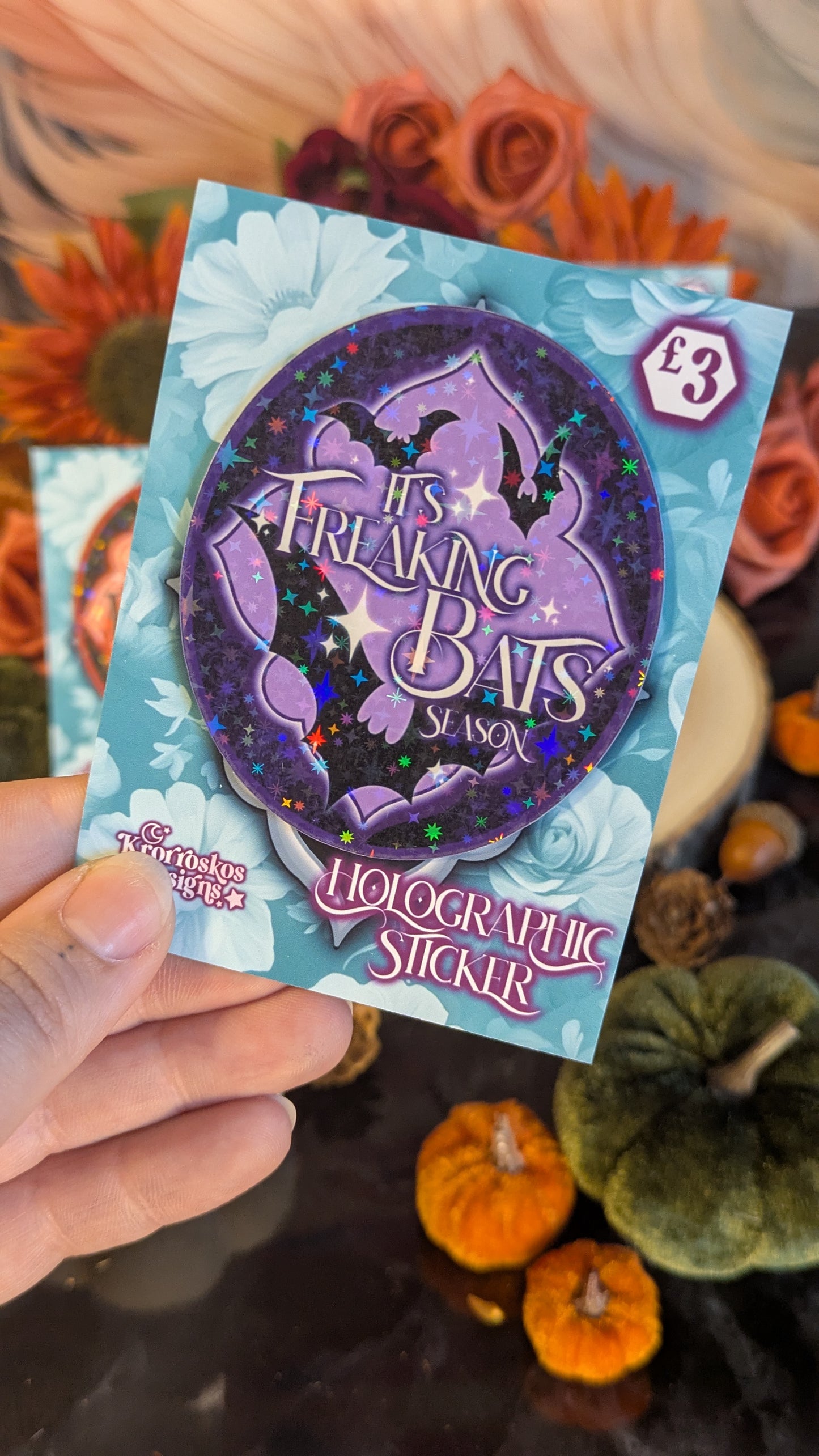 Halloween Holographic Sticker