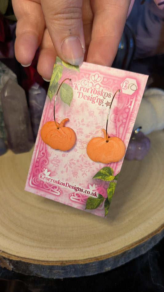 Pumpkin Earrings