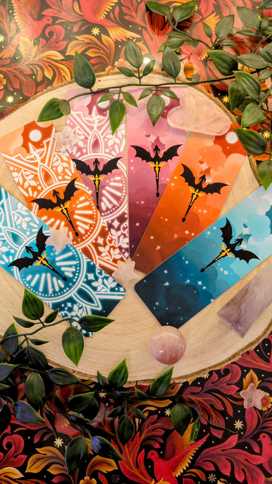 Full Set Shade and Shine Dragon Design Bookmarks - DRACOLOGY Collection