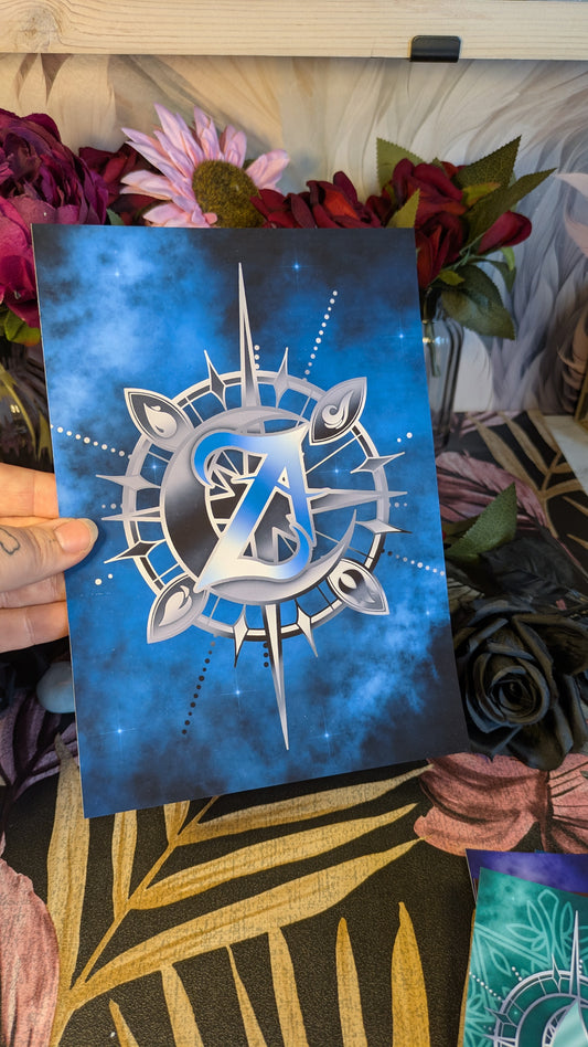 Zodiac Academy School Crest Dark Art Print - Officially Licensed Zodiac Academy