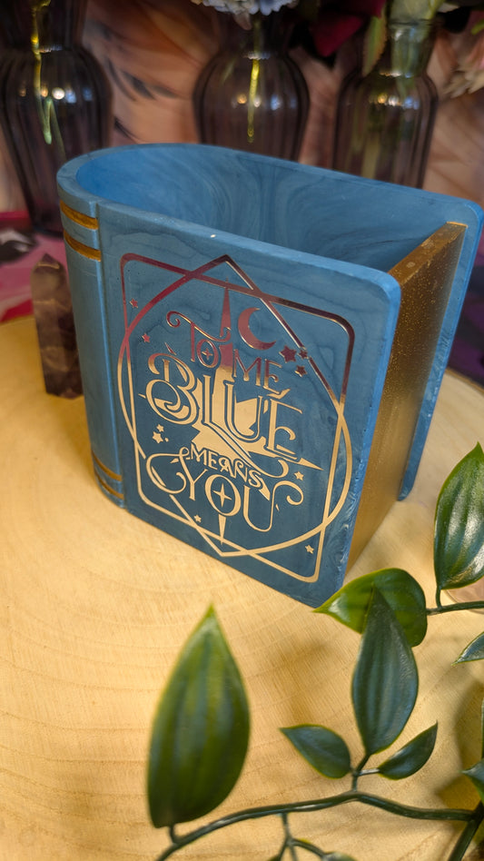 Officially Licensed Book Pot - Blue Means You
