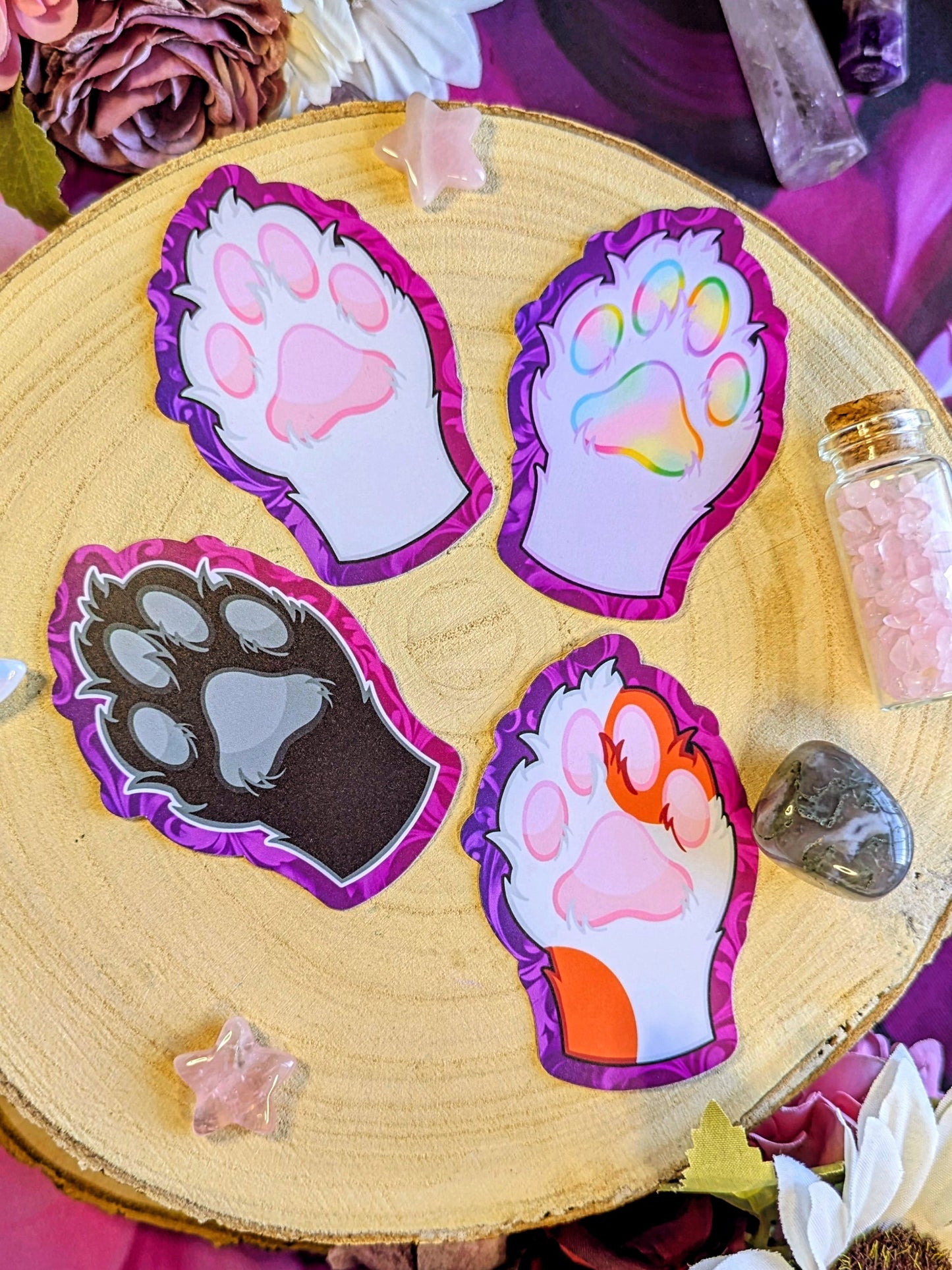 Void Cat Paw - Die Cut Stickers