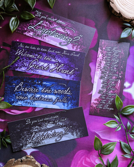 Officially Licensed Hollow Bookmark Set