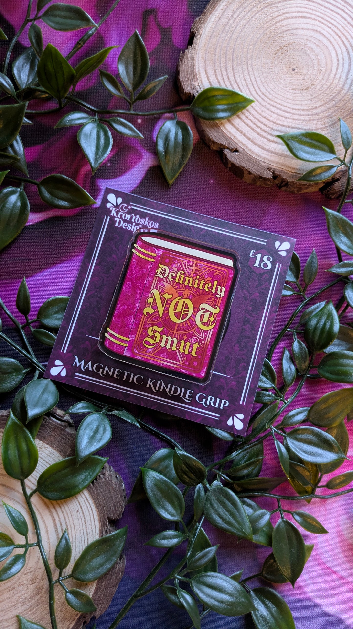 Bookish Magnetic Kindle Grips