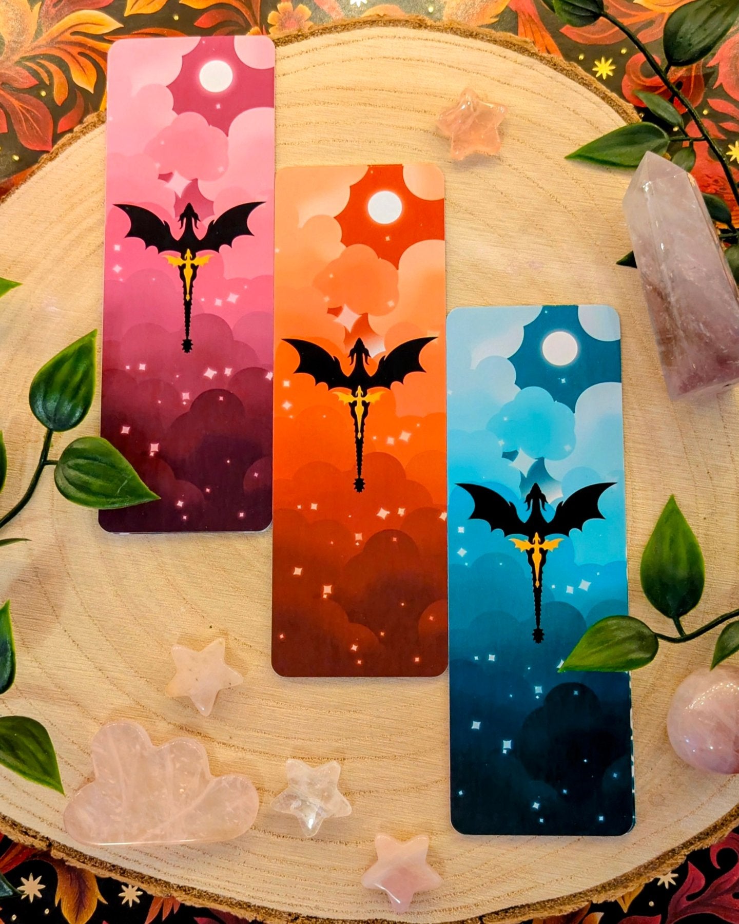 Full Set Shade and Shine Dragon Design Bookmarks - DRACOLOGY Collection