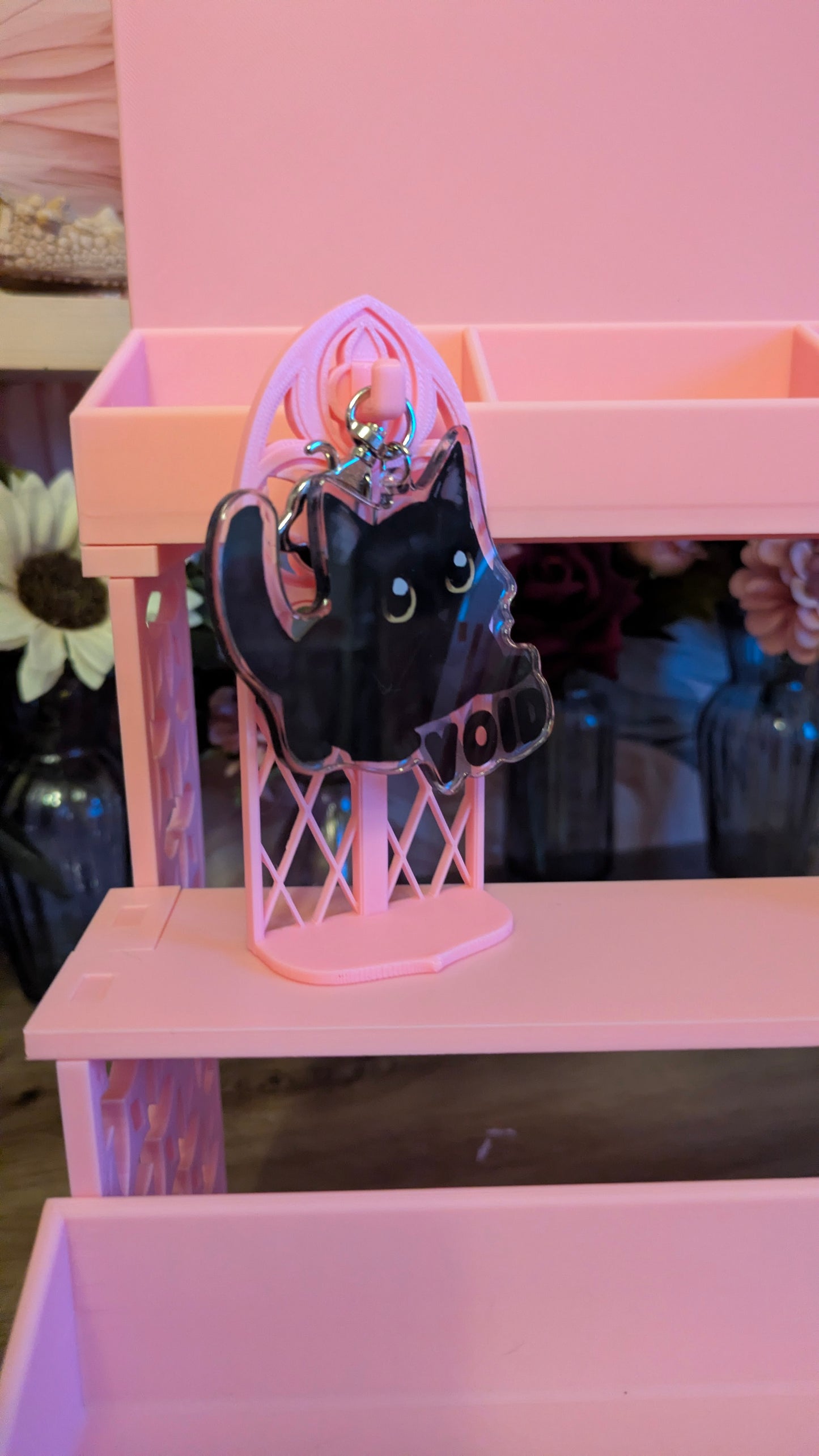 Freestanding Cathedral Keyring Stand
