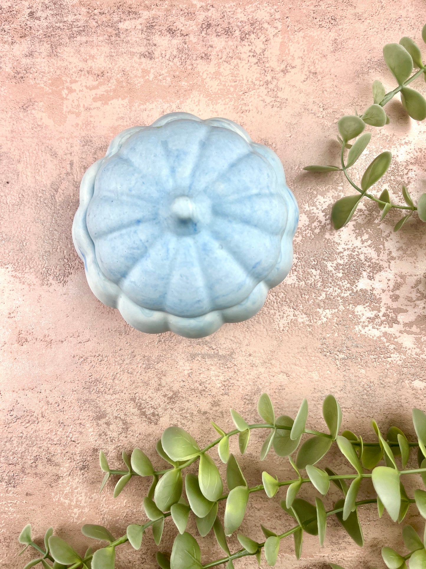 Pumpkin Jar - Blue Trinket Box